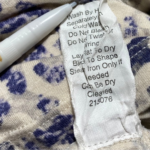 CAbi Womens Double Drape Animal Print 3/4 Sleeve Top Size Large - Picture 7 of 8